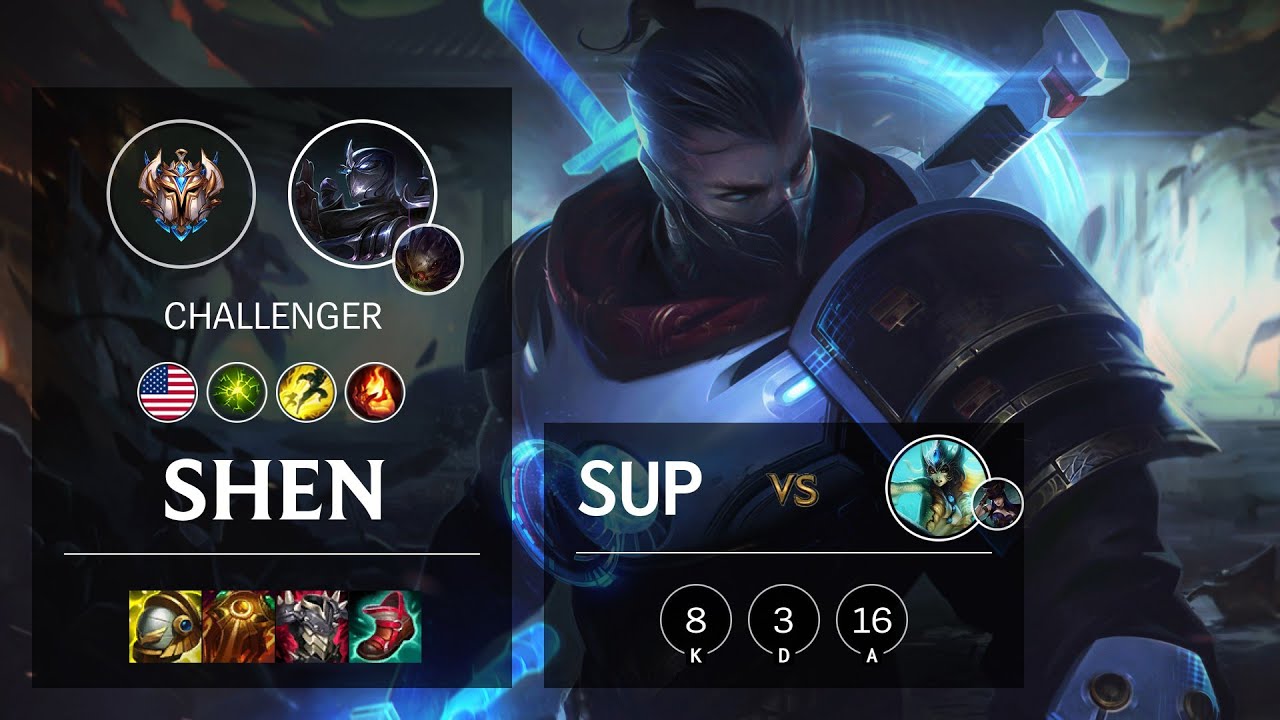Shen Support vs Nami - NA Challenger Patch 11.13