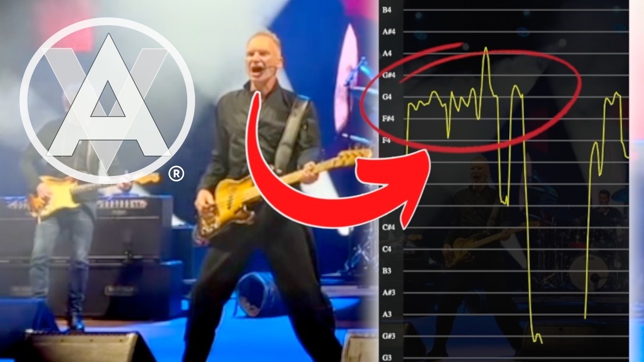 Sting - Live Vocal Analysis