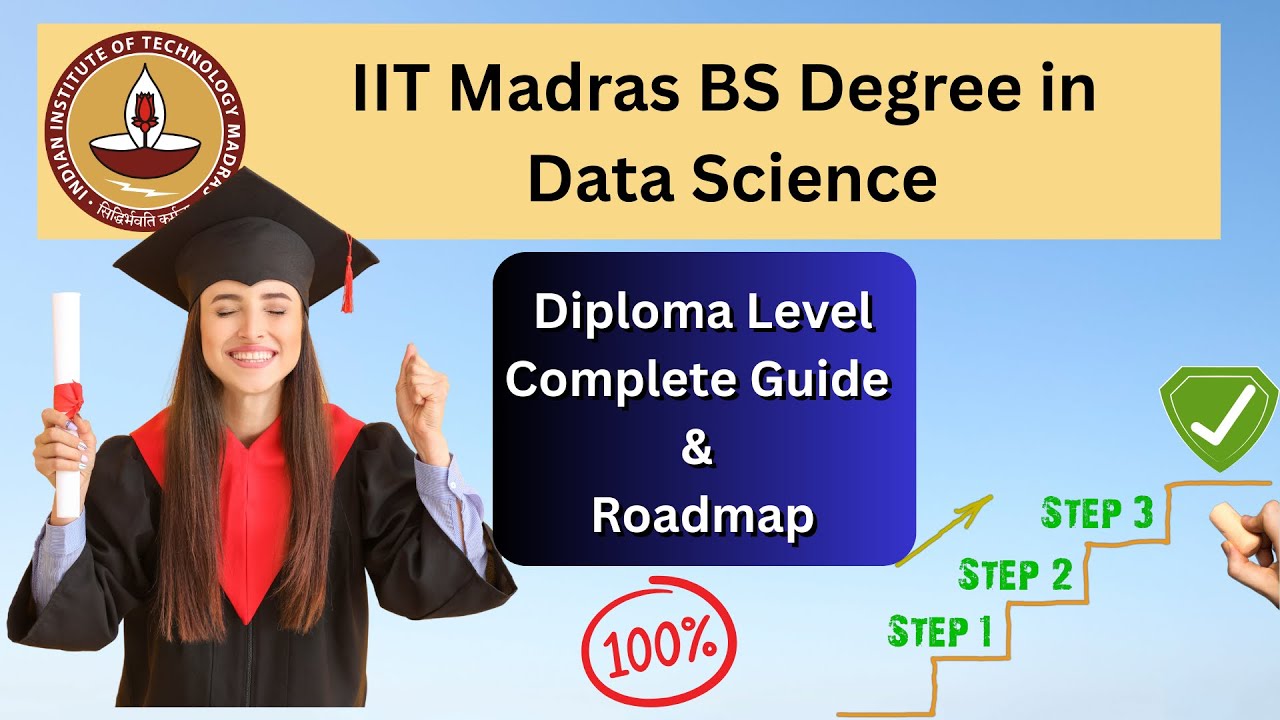 Diploma Level Complete Roadmap | BS in Data Science | #iitmadras #iittm
