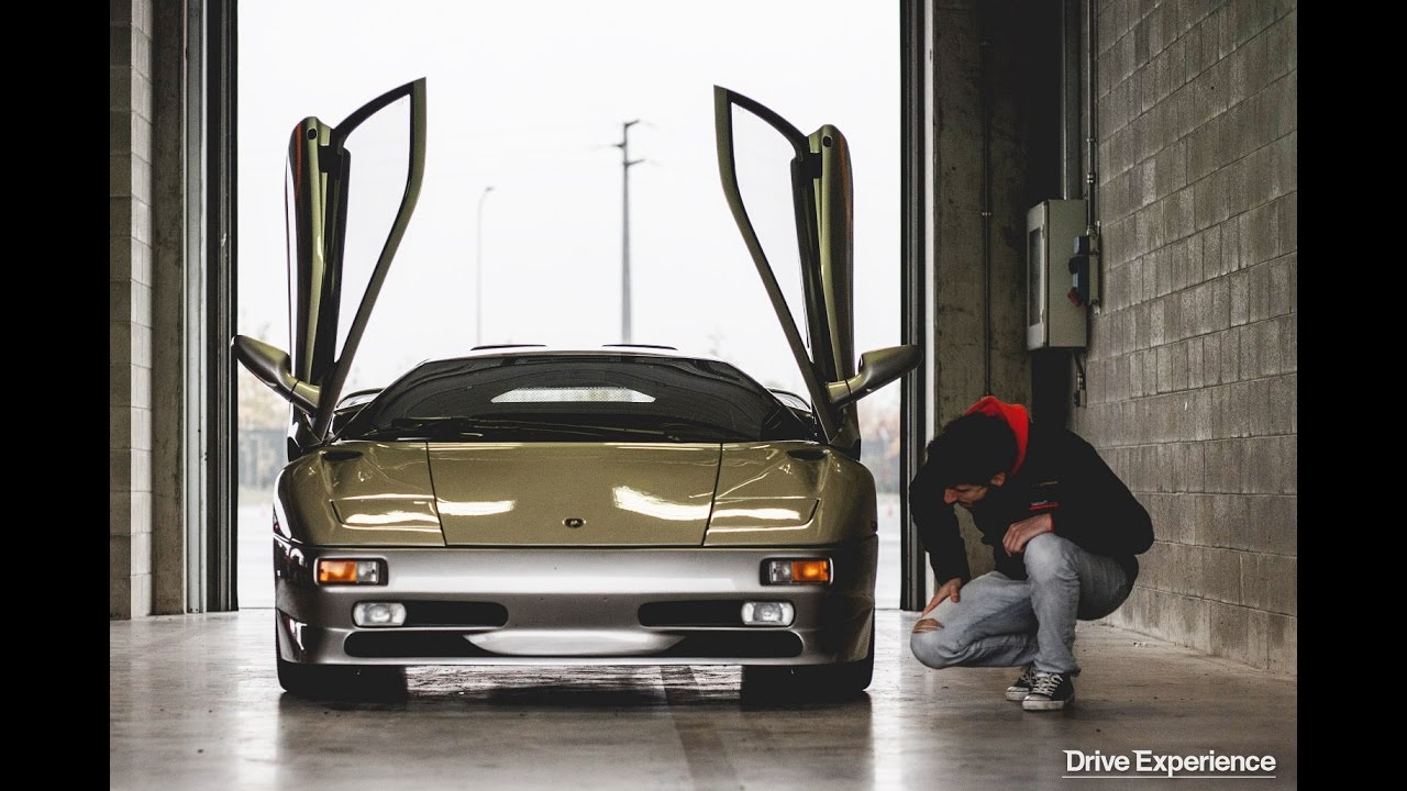 Татуированный суперкар в гневе: Lamborghini Diablo SV - Davide Cironi Drive Experience