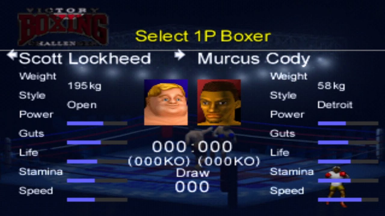 Victory Boxing Challenger All Characters [PS1]