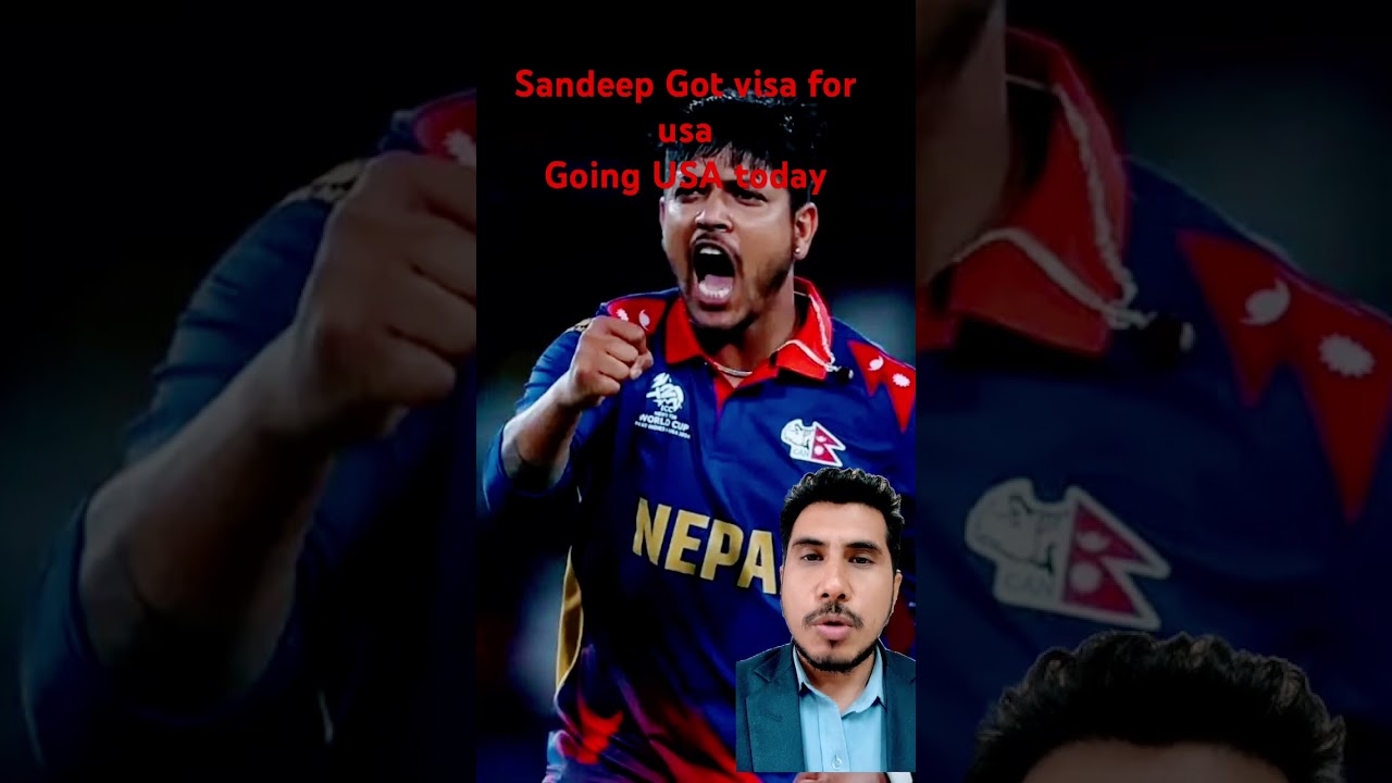 #sandeeplamichane visa granted#Going USA today