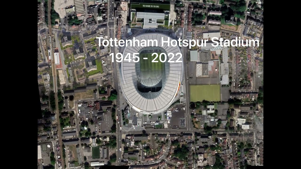 Exploring History Through Time: Tottenham Hotspur Stadium Area Evolution (1945-2022)