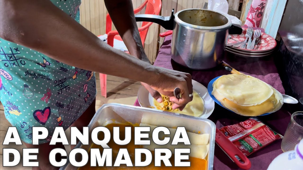 A Deliciosa panqueca feita por Comadre😋