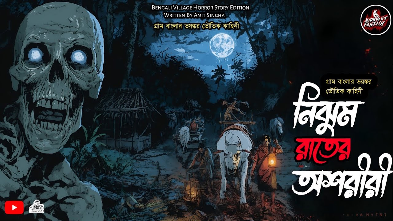 নিঝুম রাতের অশরীরী( গ্রাম বাংলার ভৌতিক গল্প)আপনিও ভয় পেতে বাধ্য|Bengali Village Horror Story|#scary