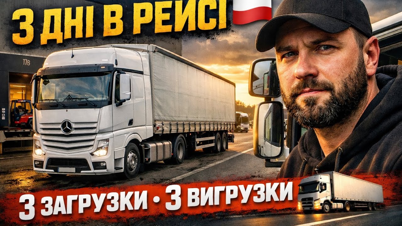 3 дні в рейсі по Польщі 🇵🇱 | 3 загрузки і 3 вигрузки | Життя дальнобоя