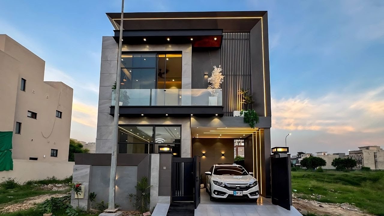 Dream 5 Marla Modern House in DHA 9 Town Lahore | Brand New House For Sale