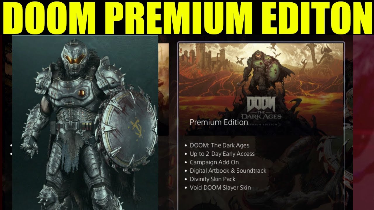 Doom the dark ages premium edition vs standard (Before you buy)