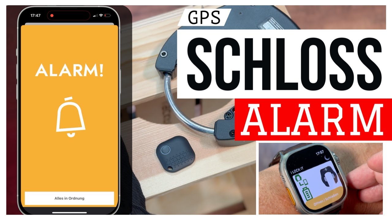 i Lock It : Smartes Rahmenschloss für´s Fahrrad mit GPS & Alarm !
