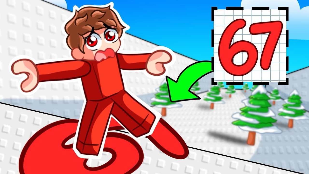 DIBUJA y SALTA por el TOBOGÁN en Roblox!