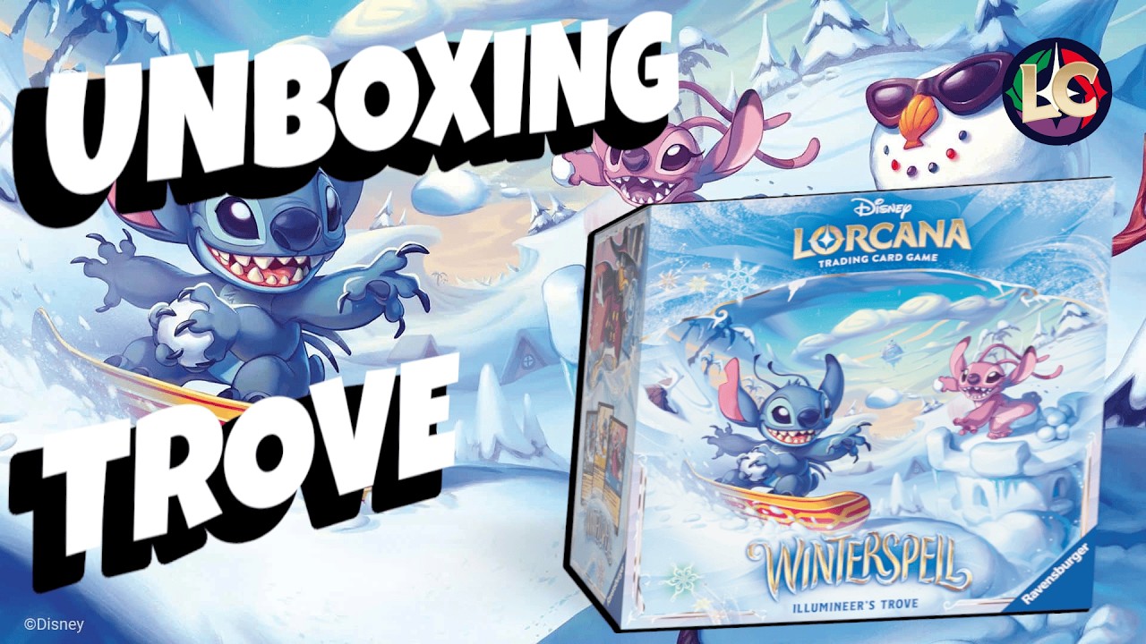 Unboxing Trove - Disney Lorcana - Winterspell - Incanto D'Inverno