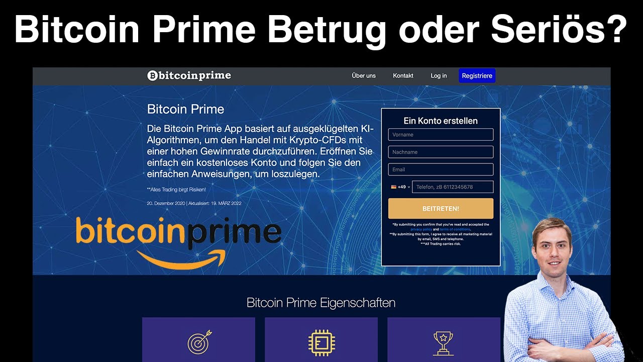 Ist Bitcoin Prime Seri&ouml;s oder Betrug? ❌❌❌