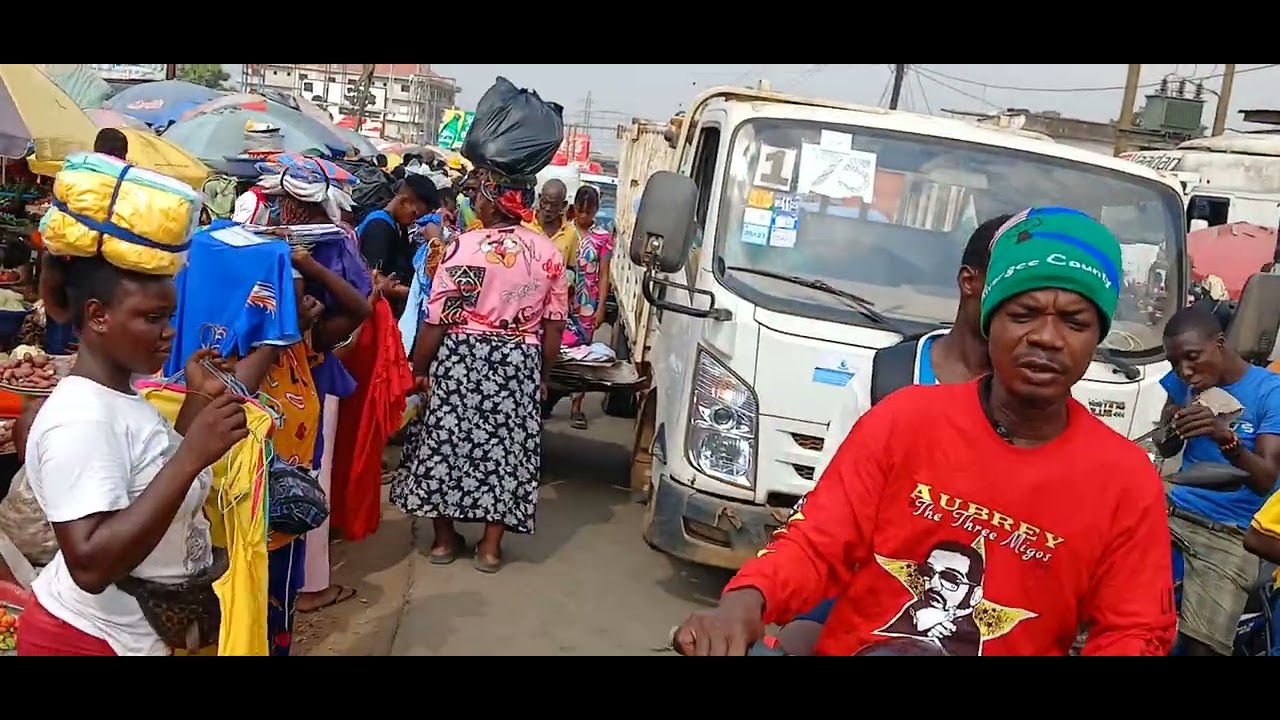 View of Market Places in Monrovia - January 14, 2025