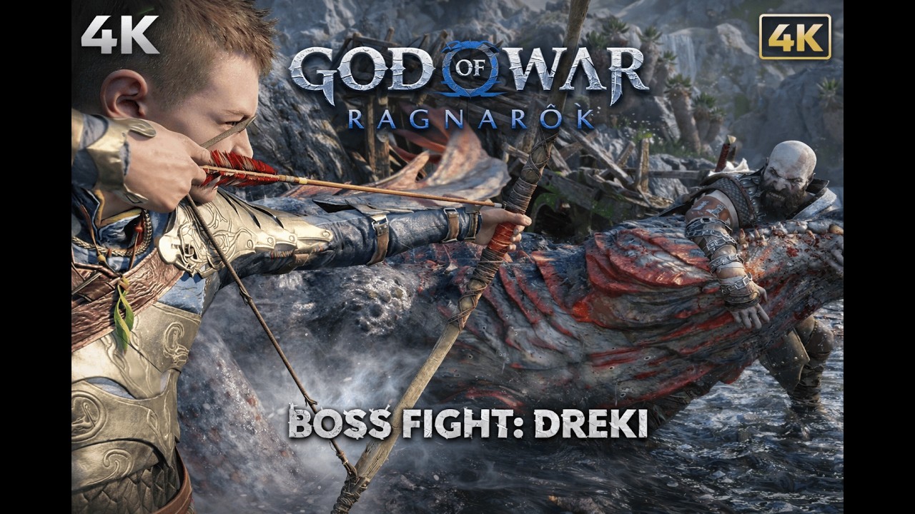 DREKI VS KRATOS I  BOSS FIGHT I GOD OF WAR RAGNAROK
