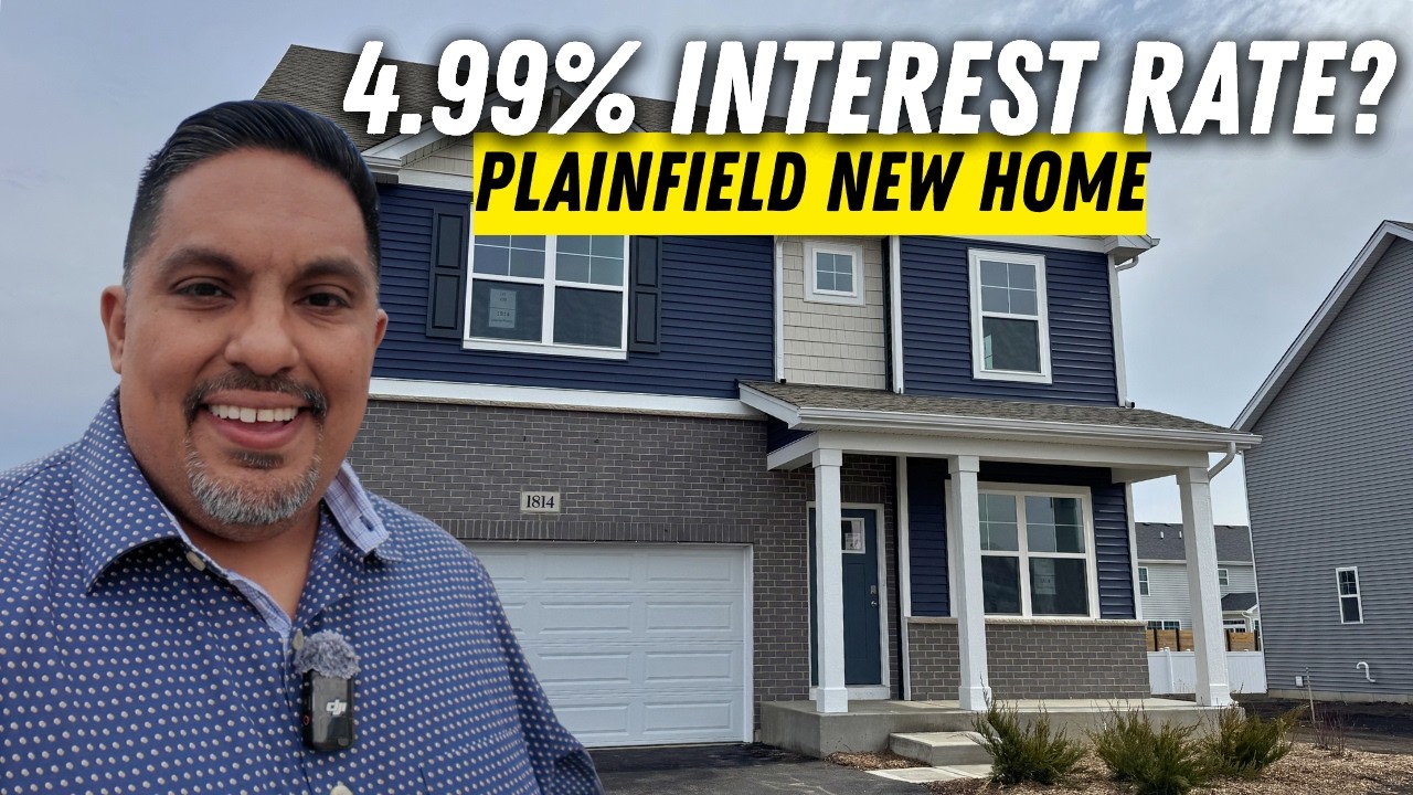 Holcombe Model Home Tour in Plainfield IL | New Construction for Families Moving to Plainfield
