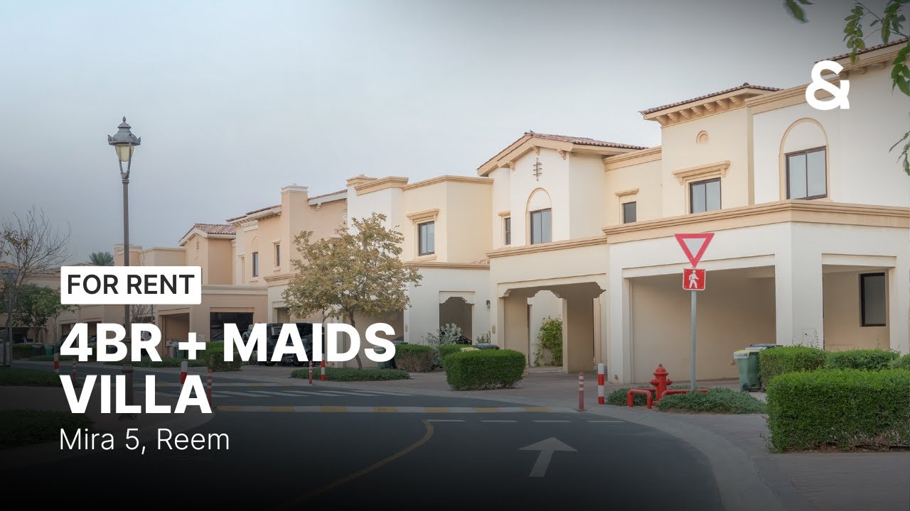 For Rent | 4BR + Maids Villa | Mira 5, Reem