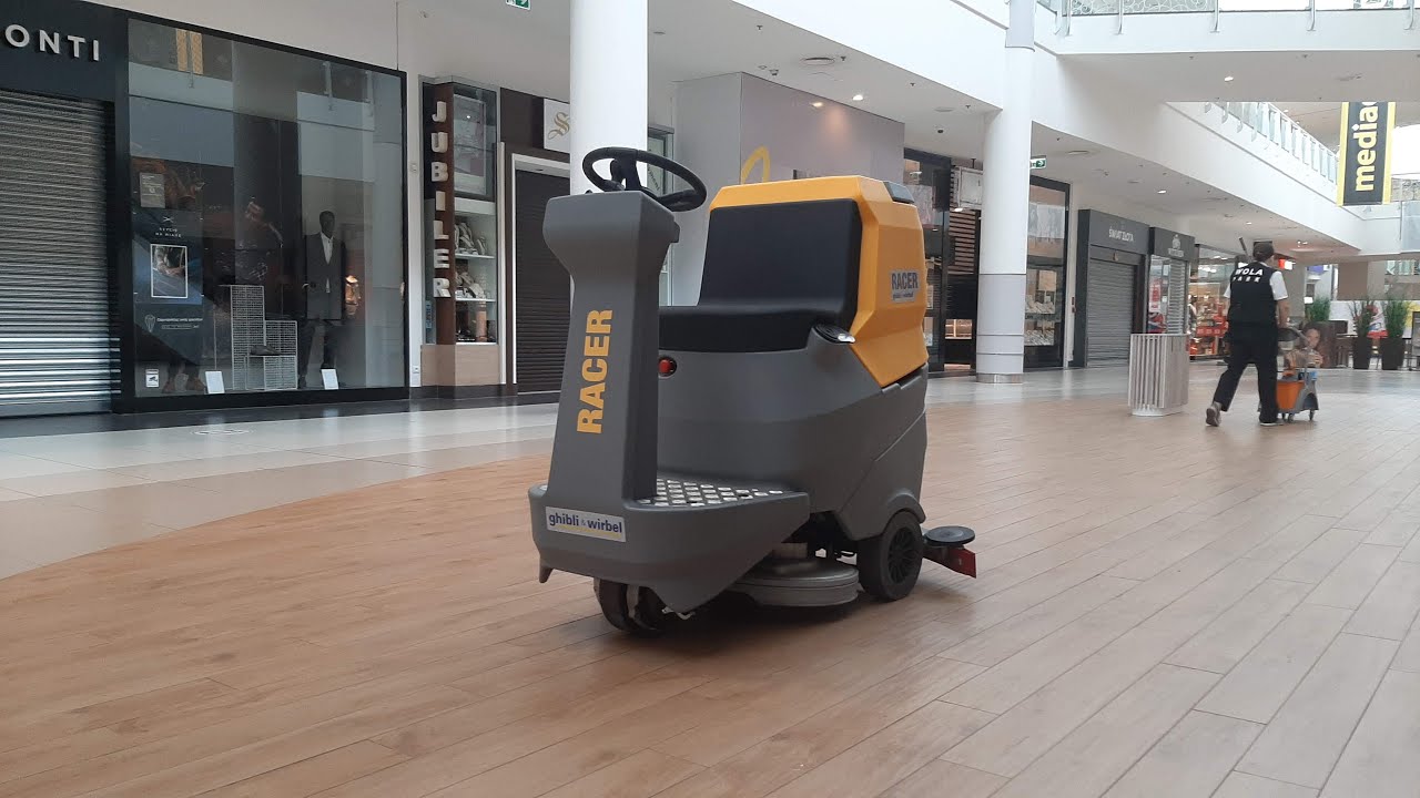 Siodłowa maszyna czyszcząca | Racer (prezentacja na obiekcie)