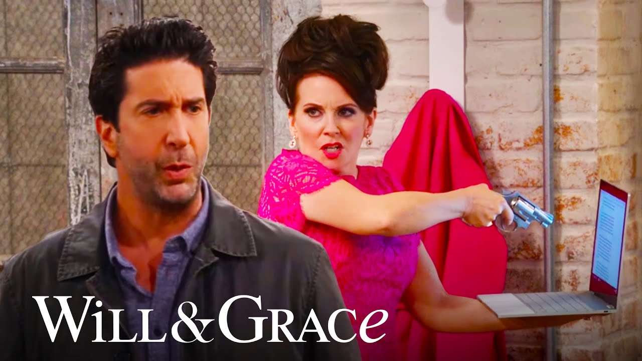 Karen blackmails Noah | Will & Grace '17