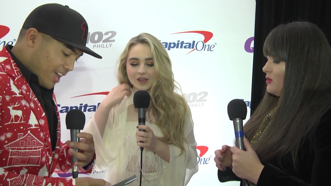 Sabrina Carpenter Backstage At Q102 Jingle Ball 2016 in Philadelphia