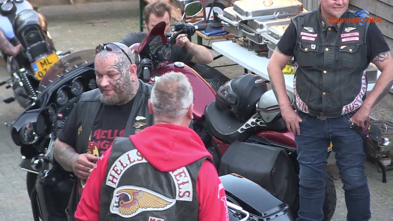Hells Angels brengen bezoekje aan stadscamping Kampen