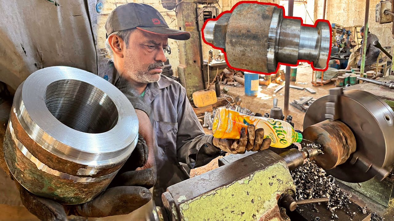 We Made Truck Trailer  Fifth Wheel king pin Bush from broken shaft ||