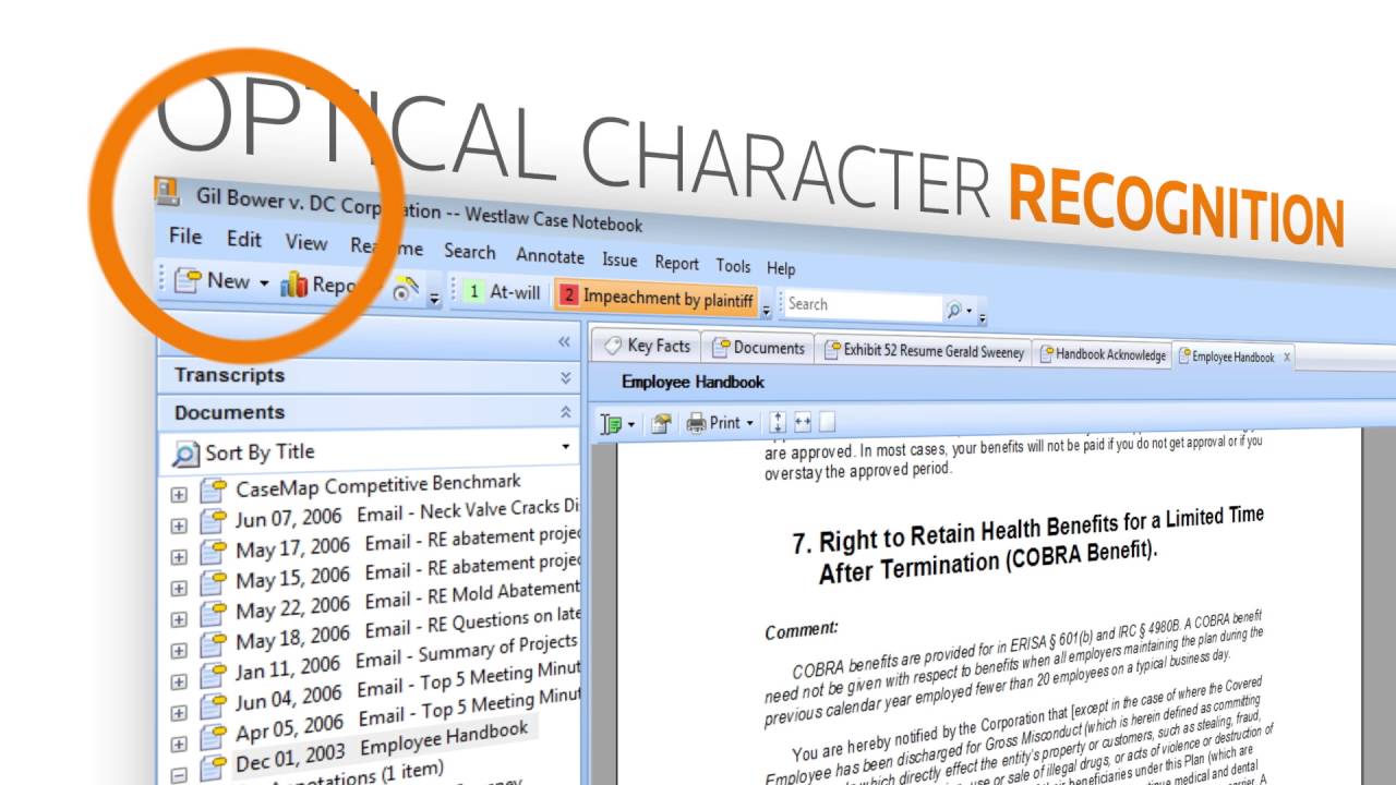Case Notebook by Thomson Reuters | Be More Efficient