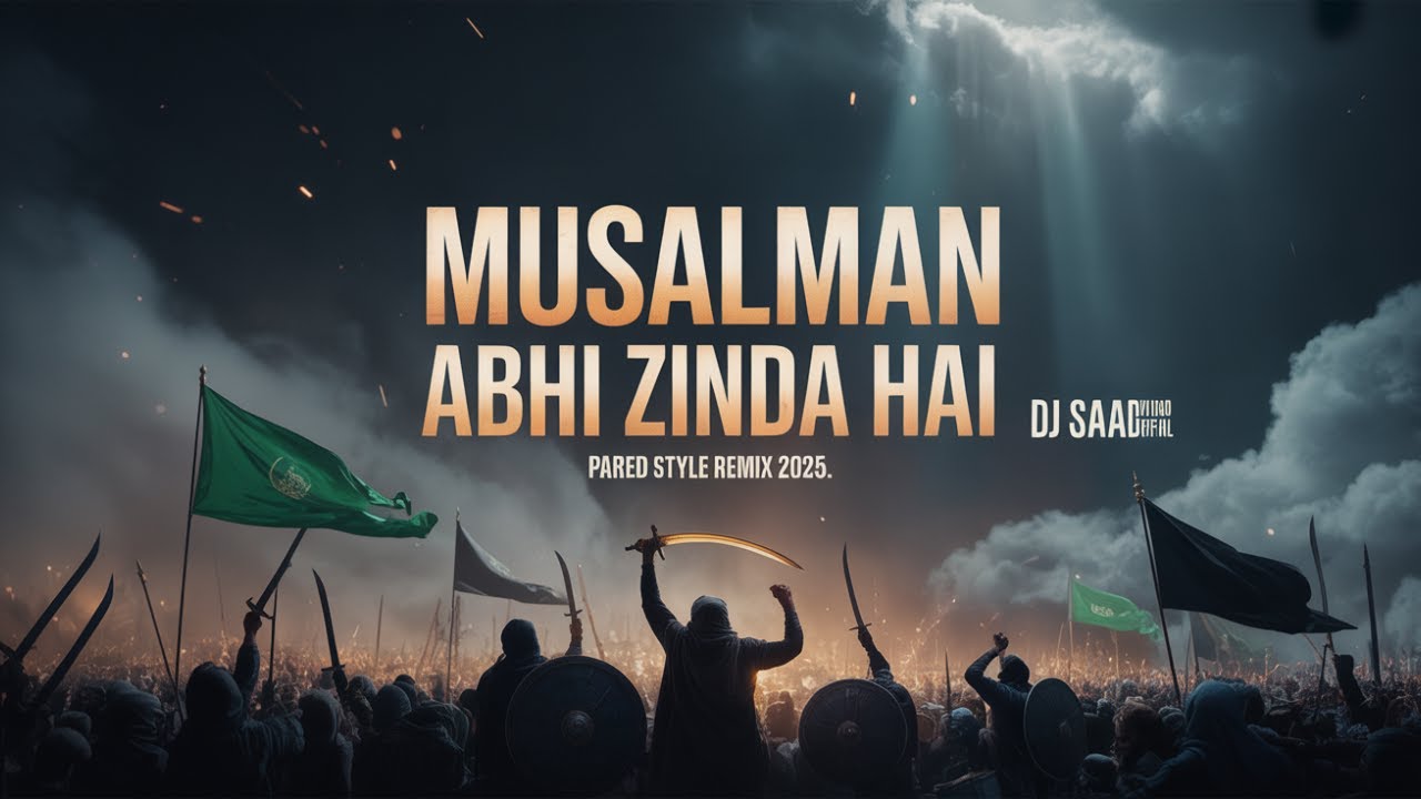 Musalman Abhi Zinda Hai | Pared Style Remix 2025 | DJ SAAD OFFICIAL | Islamic Power Track