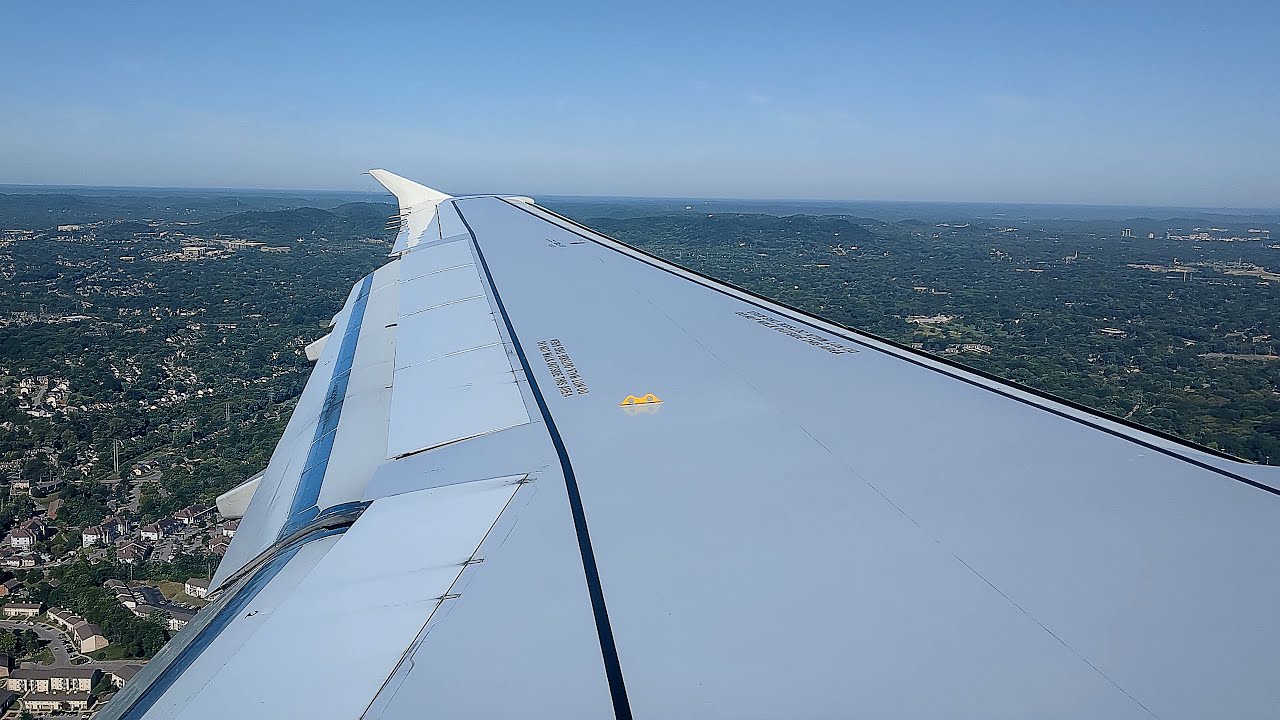 (BNA) - Smooth Landing Into Nashville RWY 02C- American Airlines A320 - 8/27/25