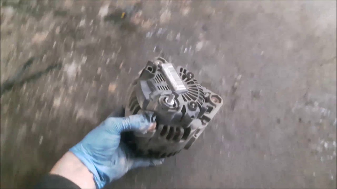 Renault scenic 1.9dci how to replace(repair) alternator