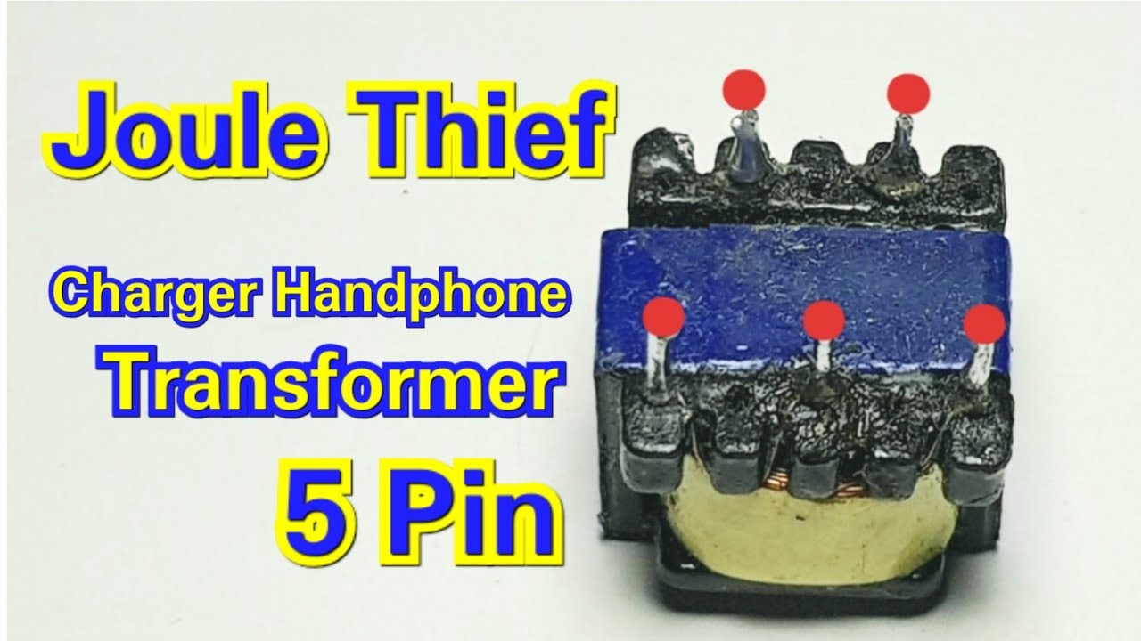Joule Thief 3.7V to 220V - Bikin Lampu Emergency - JT Trafo 5 Pin