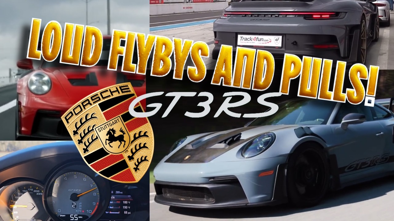2021-2025 Porsche 911 GT3RS EXHAUST SOUND COMPILATION!