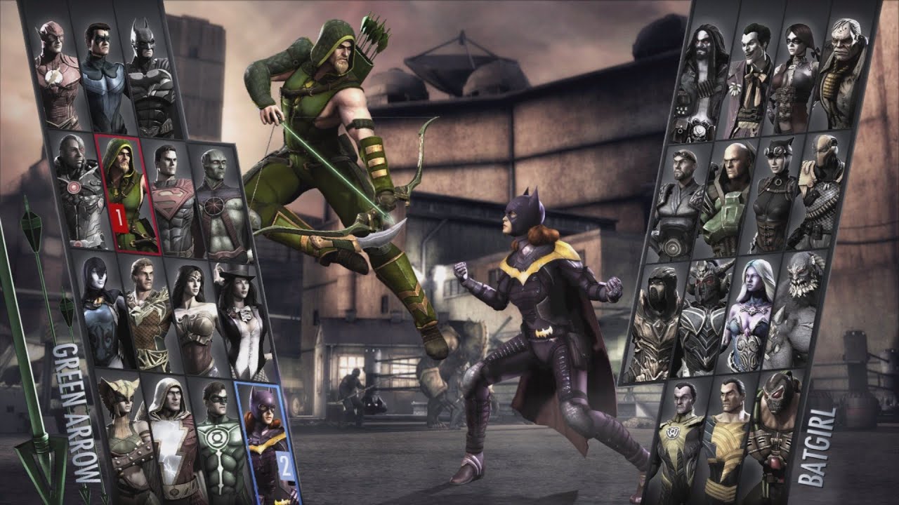 GREEN ARROW vs BATGIRL - Injustice Gods Among Us Ultimate Edition 2013