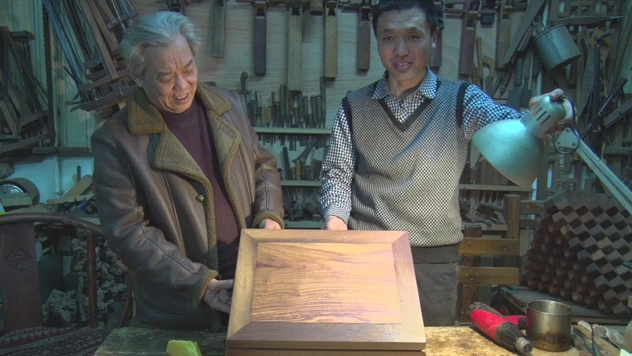 【传统手工木工教学——家具制作】斜八牙内翻马蹄炕桌制作过程