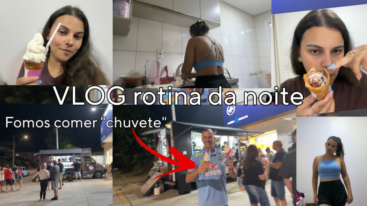 VLOG: Rotina da noite| Fomos para academia e comemos o famoso “Chuvete”.