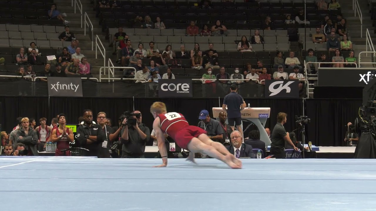 Riley Loos - Floor Exercise - 2023 Xfinity U.S. Championships - Senior Men - Day 2