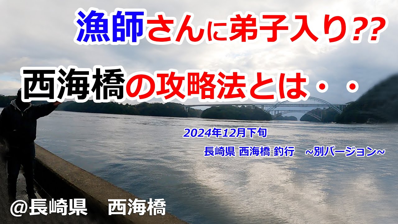 長崎県　西海橋でのカゴ釣りの攻略法　解説