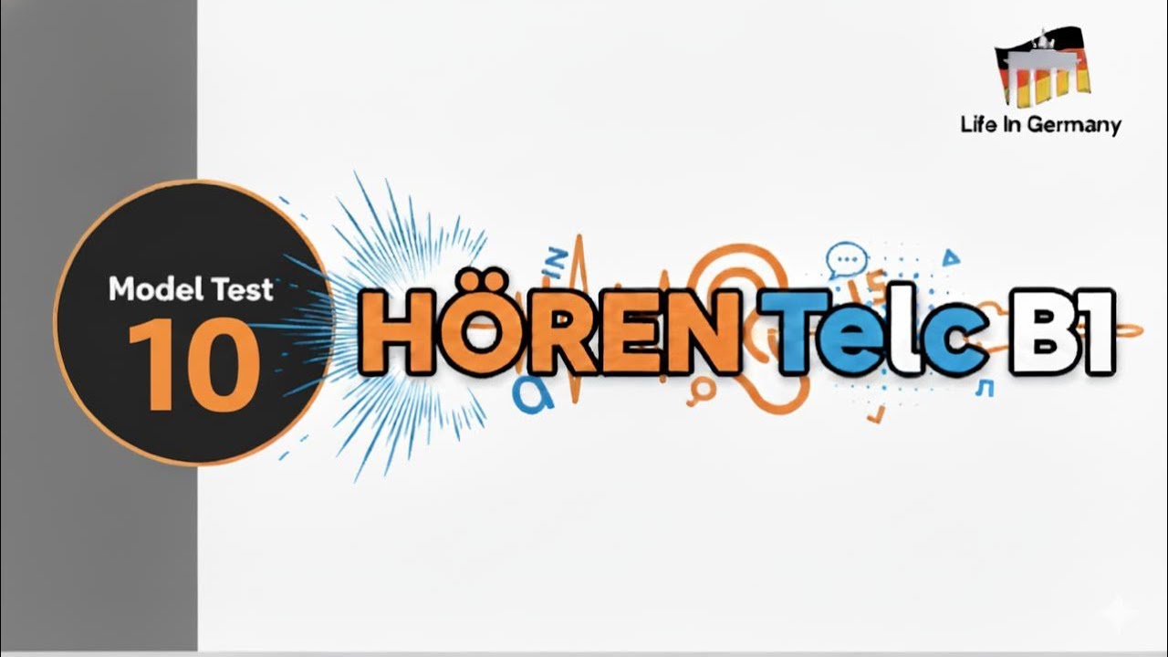 B1 Telc Hören  I  Model Test 10