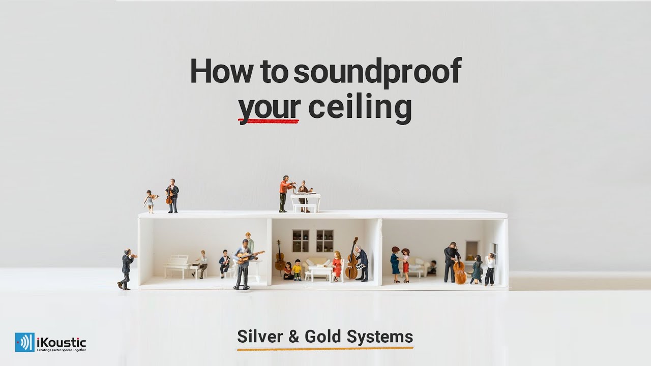 Gold and Silver Ceiling Soundproofing Installation Guide