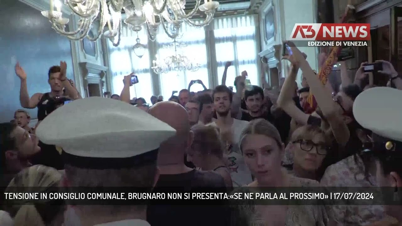 TENSIONE IN CONSIGLIO COMUNALE, BRUGNARO NON SI PRESENTA:«SE NE PARLA AL PROSSIMO» | 17/07/2024