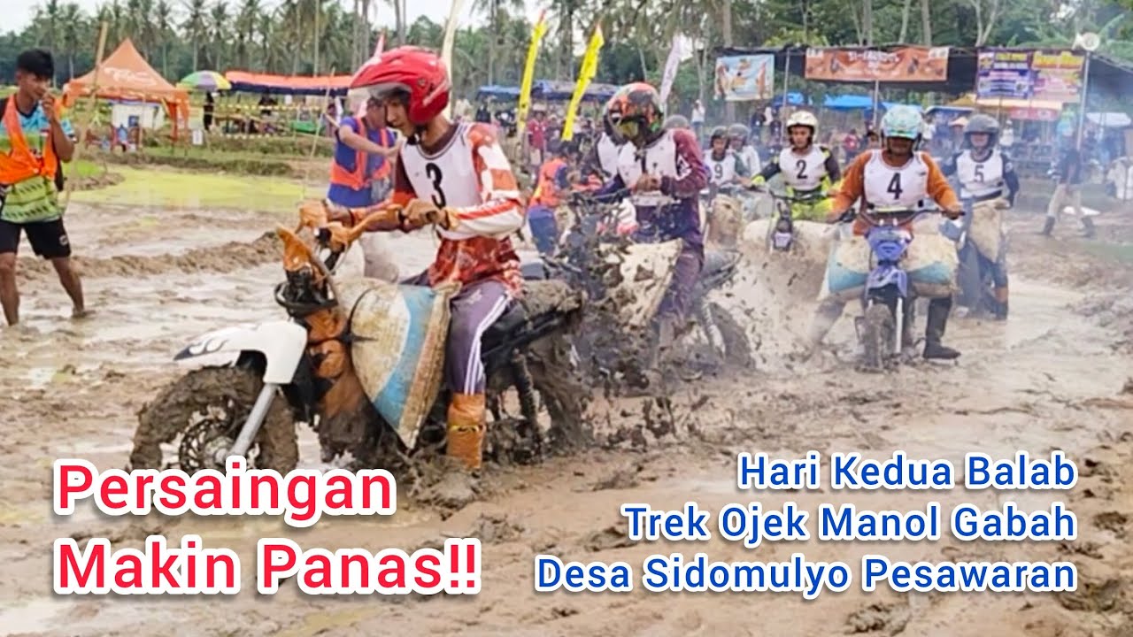 BANTAI LUMPUR‼️Persaingan Antar Pembalab Trek Ojek Manol Gabah makin sengit