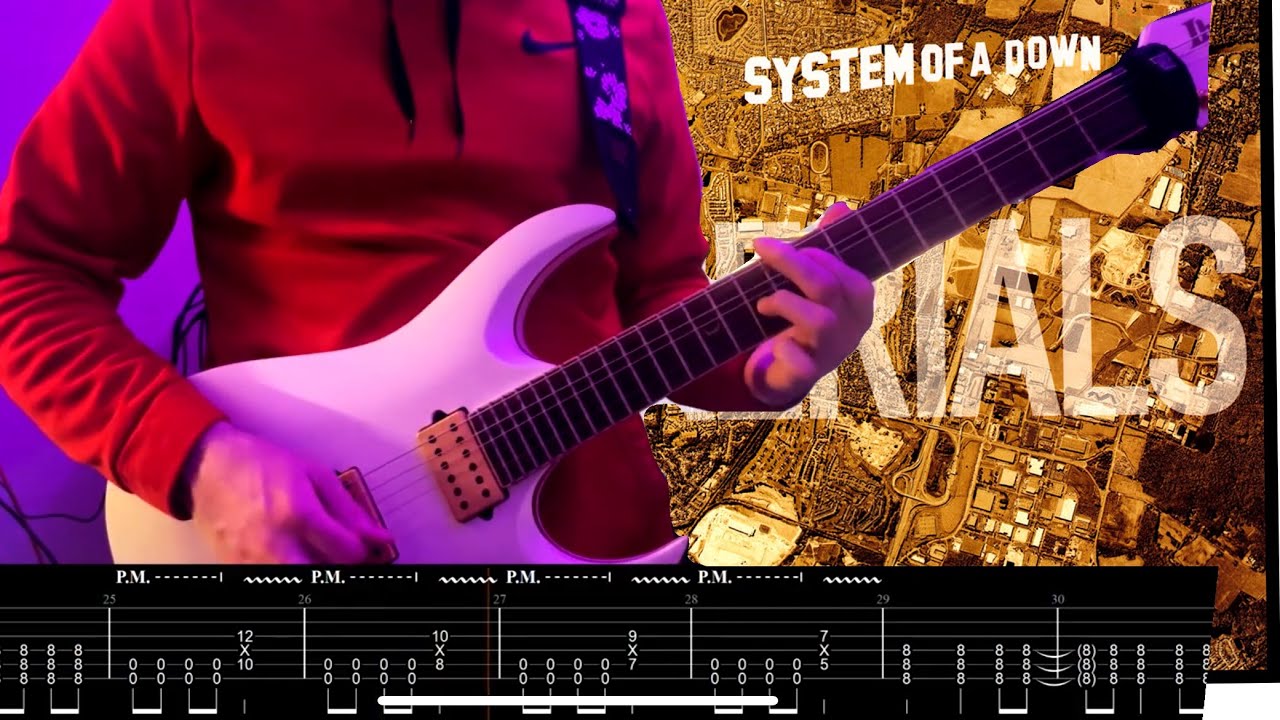 [System of a Down]- Aerials Guitar Cover + Screen Tabs