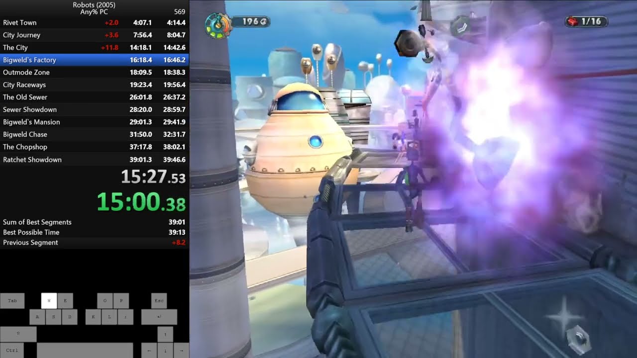 39:40 Robots (2005) - Any% PC Speedrun [WR]