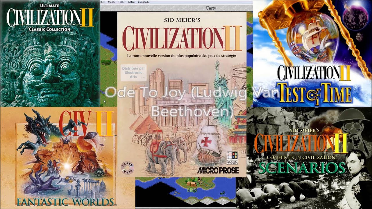 Civilization II Complete Game CD Soundtrack + Wonders (PC Windows, 1996/1999)
