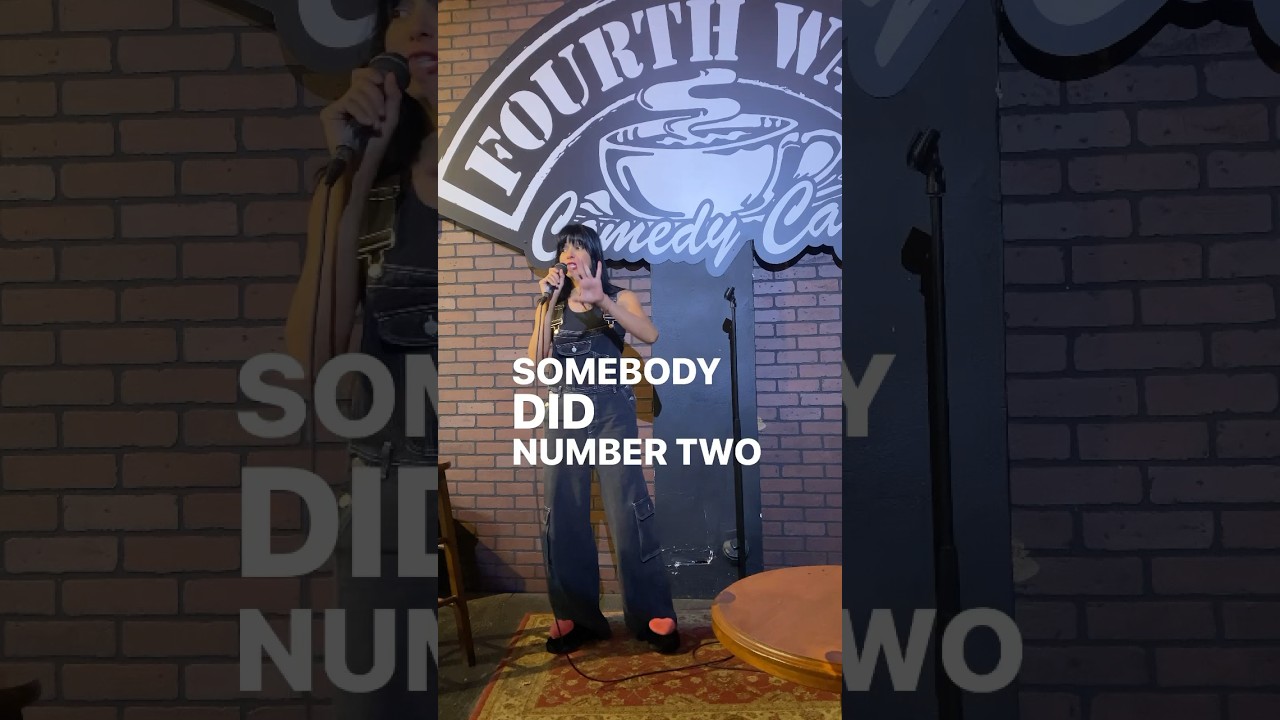 Someone did #2 #standupcomedian #crowdwork #femalecomic