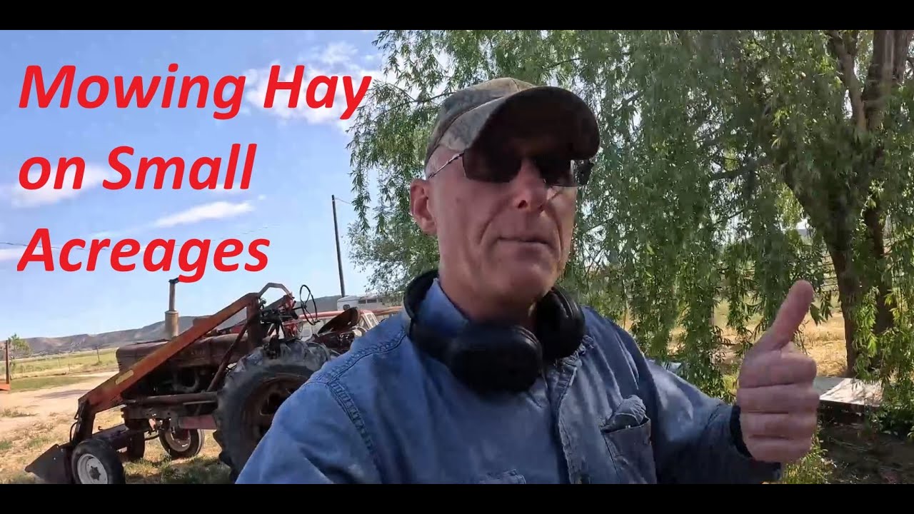 Mowing Hay-Hobby Farm Style, 1st Cutting 2025