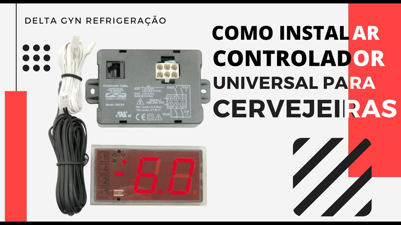 ✅Como instalar o Controlador Universal para cervejeiras - TLB30S ✅