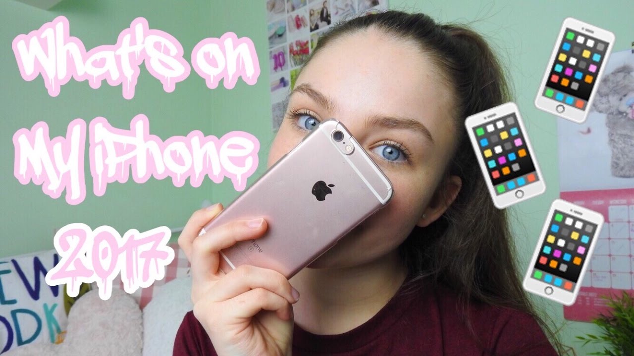 WHAT'S ON MY IPHONE 6S| SPRING 2017| Floral Sophia