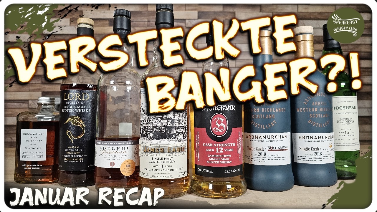 8 Flaschen im Whisky-Rückblick?! | Januar 2026 Whisky Recap