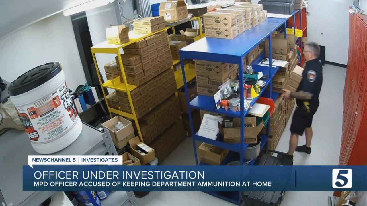 Murfreesboro police officer accused of storing department ammunition at his home