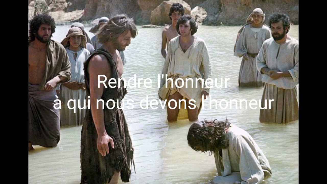 Rendre l'honneur à qui nous devons l'honneur 